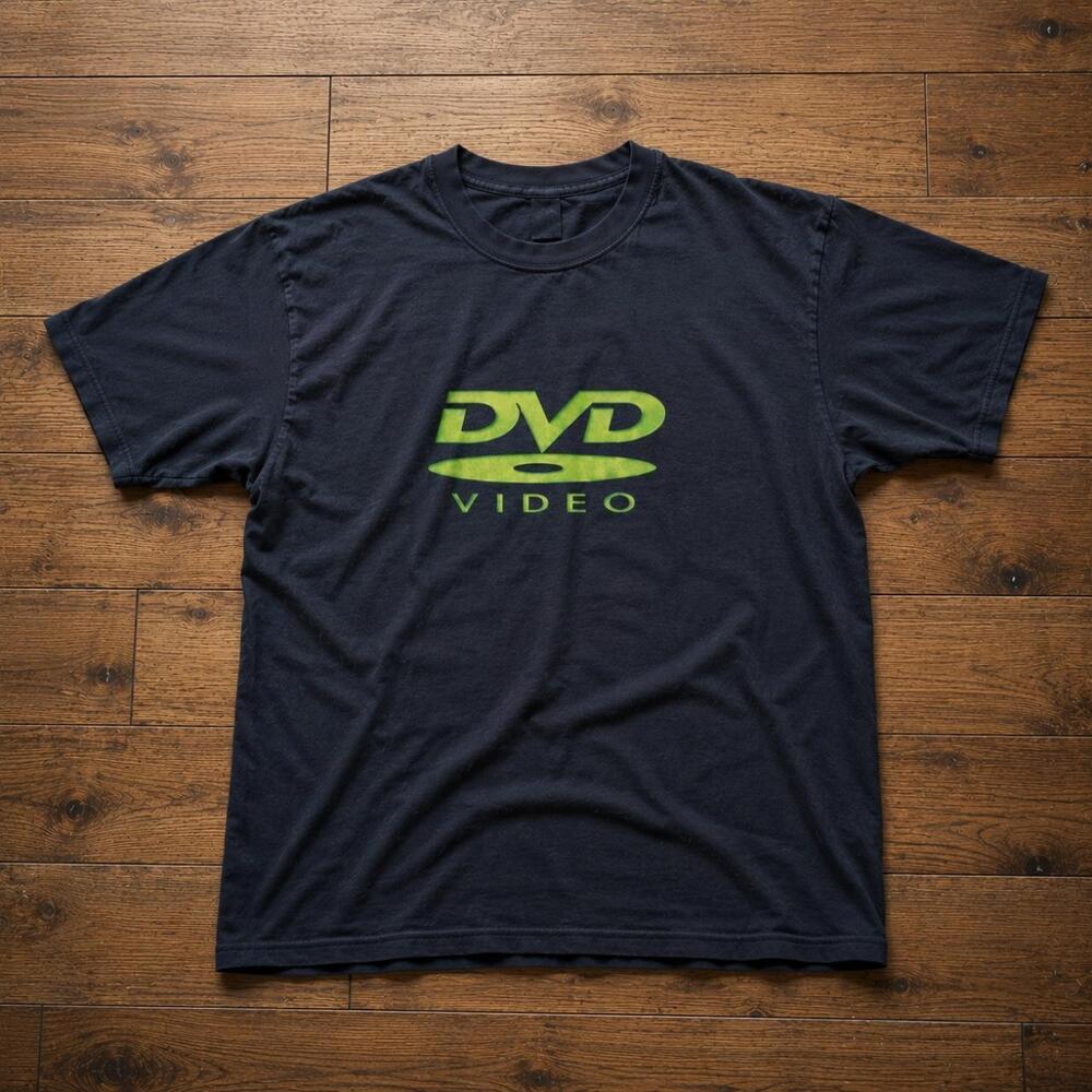 DVD Video Bouncing Logo Retro 2000s Y2K Graphic T-Shirt